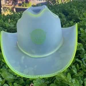 Neon green cowboy hat